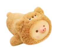 Animal en peluche de dinosaure pondéré,animal en peluche de dinosaure en peluche, oreiller de corps mignon dans une boîte en peluche, grande peluche, animaux en peluche pour garçons, filles, bam