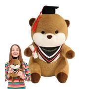 Animal en peluche de graduation, peluche de graduation | Décor de chambre douce mignonne de loutres | Animal de remise des diplômes en luxe réaliste avec diplômé diplômé pour le décor de Noël de la Sa
