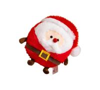 Animal en peluche de Noël mignon de 17,8 cm, poupée réaliste pour festival | Comprend un design en peluche de 17,8 cm, un style de poupée festive, une pratique créative, un lien joyeux et un plaisir