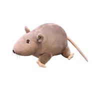Animal en peluche de rats, jouet en peluche de souris | Souris en peluche douce et réaliste, animal en peluche | Jouet de farce pour petit chat, fausses fournitures de fête pour Halloween et le poisso
