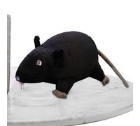 Animal en peluche de rats, jouet en peluche de souris | Souris en peluche douce et réaliste, animal en peluche,Jouet de farce pour petit chat, fausses fournitures de fête pour Halloween et le poisson