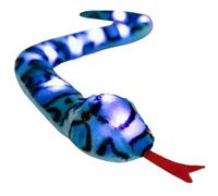 Animal en Peluche de Serpent 41 Pouces Fun Light Up Snake en Peluche Moelleuse en pelucheuse réaliste pour Les blagues Pratiques, Cadeaux de Festival d'anniversaire d'halloween Noël, Bluesnake ANI