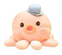 Animal en peluche dessin animé poulpe bébé 30 cm -rose