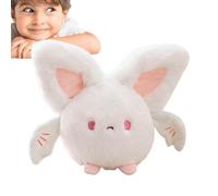 Animal en Peluche d'halloween - Chauve-Souris en Peluche Douce avec Oreilles de Lapin, Jouet de Chauve-Souris Gothique Douce de 25,4 cm pour, Aile réversible Fantaisie pour Anniversaire