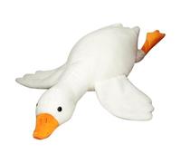 Animal en peluche d'oie - Mignon cygne en peluche géant, cadeau en peluche super douce pour garçons et filles | Oreiller à clipser pour les âges, jouet douillet et en peluche