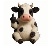 Animal en Peluche du Majeur, Rencontrez l'attitude Squad: minuscules Rebelles en Peluche avec des sass et des câlins, des Jouets de Poche Cow