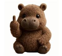 Animal en Peluche du Majeur, Rencontrez l'attitude Squad: minuscules Rebelles en Peluche avec des sass et des câlins, des Jouets de Poche Hippopotamus