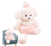 Animal en peluche éléphant, peluche éléphant, Mignon chien blanc éléphant bleu renard orange en peluche 17,7 pouces, Décoration de maison mignonne, jouet en peluche doux de famille de Zoo pour coussin