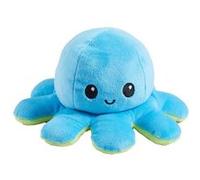 Animal en peluche Fortus Pieuvre réversible XL Bleu et Vert Bleu et Vert G