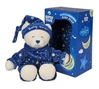 Animal en peluche Gipsy Toys Baby Bear Glow in the dark Bleu marine et Blanc E