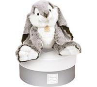Histoire d'Ours – Peluche Lapin Marius – Les Z'animoos, boîte cadeau, gris 40 cm HO2297