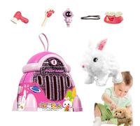 Animal en peluche interactif | Animal électronique qui marche de manière réaliste, voleur interatif pour enfants, filles, famille, amis, jeunes adolescents, anniversaires, Noël, jours fériés