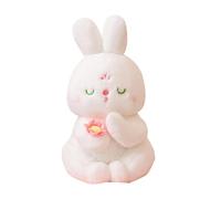 Animal en Peluche Lapin - Lapin réversible en Peluche Fraise avec Fermeture éclair | Oreilles de Carottes transformées Jouet Doux Farce accompagnateur Oreiller surprés