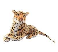 Animal en Peluche léopard, Grand guépard en Peluche réaliste, Gros Chat, Oreiller, Safari Sauvage, décor Animal géant réaliste, Cadeau for Enfants(50cm/19.6”)