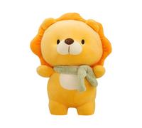 Animal en Peluche Lion : Adorable en Peluche, Jouet d'oreiller rembourré, Figurine Textile Confortable pour se blottir, Charmant décoratif | pour, Jeunes, Salle de Jeux, sof