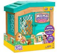 Little Live Pets - Jouet interactif Mama Surprise - Maman cochon d'Inde, 3 bébés, 20+ sons, 4+ ans