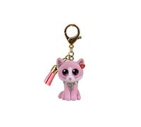Animal en peluche Mini Boo's Clip Fiona Le Chat Rose 10 cm