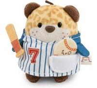 Animal en peluche Nici Léopard Ichiro baseball 8 cm Multicolore