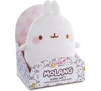 NICI Peluche MOLANG 24 cm avec écharpe – Blanc, emballage cadeau