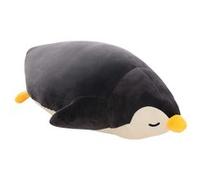 Animal en peluche pingouin 33 cm - Noir Noir G