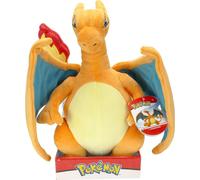Animal en peluche Pokémon Glurak 28 x 40 cm dans une boîte cadeau