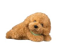 Animal En Peluche Pour Chien - Oreiller En Peluche Pour Chien De 27 Cm | PelucheMiniature Mignonne - Caniche Réaliste Fait À La Main | Coton PP Doux | Jouet De Confort De Sommeil | Décoration D'intér