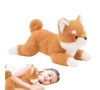 Animal en peluche pour chiots : jouet en peluche pour chien, oreiller créatif Shiba et poupée câlinante Corgi | Peluche confortable et en peluche pour chiens