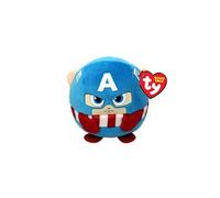 Ty Animal en peluche Puffies Marvel Captain America 9 cm Multicolore