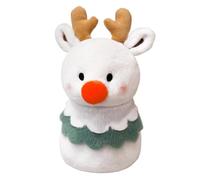 Animal en Peluche Renne Doudou Doux à Câliner et Objet Décoratif pour | Animal en Peluche Renne Pour la Chambre de Bébé, le Salon, le Bureau, la Maison, Voyages, les Fêtes, les A