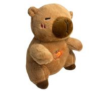 Animal En Peluche Respirant - Capybara Soothe Snuggle En Peluche, Jouet Musical À Respiration Rythmique, Musique Apaisante Pour Compagnon De Sommeil, Mouvement De Veilleuse, Jouet Confortable En Peluc