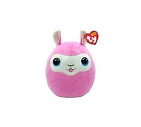 Animal en peluche Ty Animal en peluche Squish a Boos Small Coussin Lana le lama 20 cm Rose