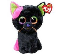 Animal en peluche TY Beanie Boo's Halloween Small Licorice Le chat noir 15 cm Multicolore G