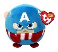 Peluche - Marvel - Captain America - Douce - Mignonne - Pour Enfants À Partir De 3 Ans