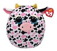 Animal en peluche Ty Squish a Boos Coussin Milkshake la vache 20 cm Multicolore