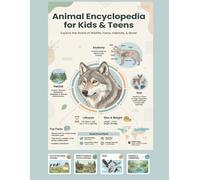 Animal Encyclopedia For Kids And Teens: A Visual Infographic Guide to Animal Facts, Habitats, Anatomy, and Life Cycles for Kids, Teens, and Beginners