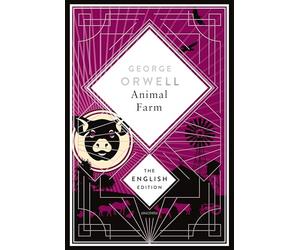 Animal Farm by George Orwell. English Edition: A special edition hardcover embossed with silver foil