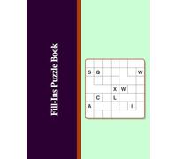 Animal Fill Ins Puzzle Book: Fill Ins Puzzle for Animal | Help Calm the Mind, Relax and Focus | 8.5 X 11 inches, 110 pages.