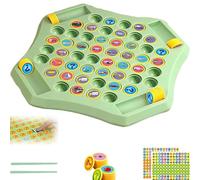 Animal Flip Chess Memory Game,Memory Chess Over Card Board,Cartoon Pattern Matching Memories Game, Suitable for 2-4 Players (Transportation)