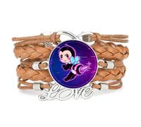 Animal,Fortune,Dessin Animé,Abeille,Défaut,Art,Ajustable,Cuir,Tressé,Bra | Multistrat,Punk,Bracelet,Fait main,Offre,Bangle,Accessoire,Amie,Amoureux,Ethnique,Amitié,Anniversaire,Noël,Musique,Art