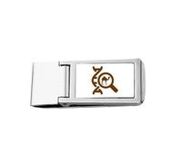 Animal Gene Loupe Art Déco Mode Fine Pince à billets en acier inoxydable Portefeuille de poche