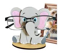 Animal Glasses Holder - 3D Wood Carved Eyeglass Holder | 10x12x15cm Glasses Stand For Women | Handmade Eyeglass Holders, Animal Shaped Home Desk Décor, Cute Sunglasses Display Stand For Desk