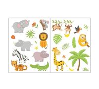 Animal Glow Wall Stickers | Glow-in-the-Dark Wall Decals | Waterproof Self-adhesive Removable Cartoon Decal For Playroom Bedroom Children's Room