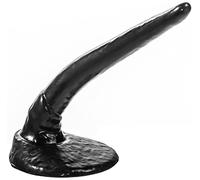 'Animal Gode Dirty Pig env. 24 x 2,7 cm Noir imitation réaliste