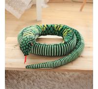 Animal Grande Poupée En Peluche Python Blague Drôle Dessin Animé Grand Serpent En Peluche Jouet Vert (Dragon Z) - 300 Cm (0,6 Kg)