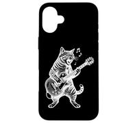 Animal Guitare Chat Musique Art Coque pour iPhone 16 Plus