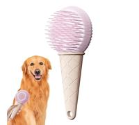 Animal Hair Removal Brush - Gentle Detangling Tool for Pets | Rubber Bristles with Non-Slip Grip, Comfortable Groomer for Small Medium Large Breeds, Perfect for Bathing or Daily Brushing