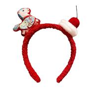 Animal Hairband - Plush Festival Headband | 20x12cm Cute Fortune Headband with Soft Fabric, Comfortable, Hair Accessory with Secure Fit, Spring, New Year Christmas
