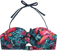 Animal - Haut de Bikini Attaché Devant Pour Femme MW2868 (32 FR) (Rouge/Bleu)