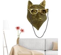 Animal Head Wall Decor | Wall Mounted Resin Animal Head Sculpture