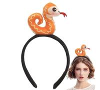 Animal Headband - Snake Headband | Year Of The Snake Headband | Costume Hair Accessories, Costume Headband, New Year's Eve, Creative Animal Plush Hairband, Hat For Parties & Photoshoots